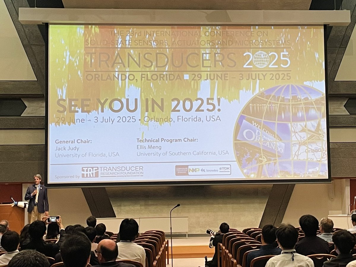 Closing Remarks✨✨✨

See you in 2025👍
#transducers2025 #Florida #USA 

#transducers2023 
#finalday 

#internationalconference #actuators #kyoto #transducers #ICCKYOTO #Solidstatesensors