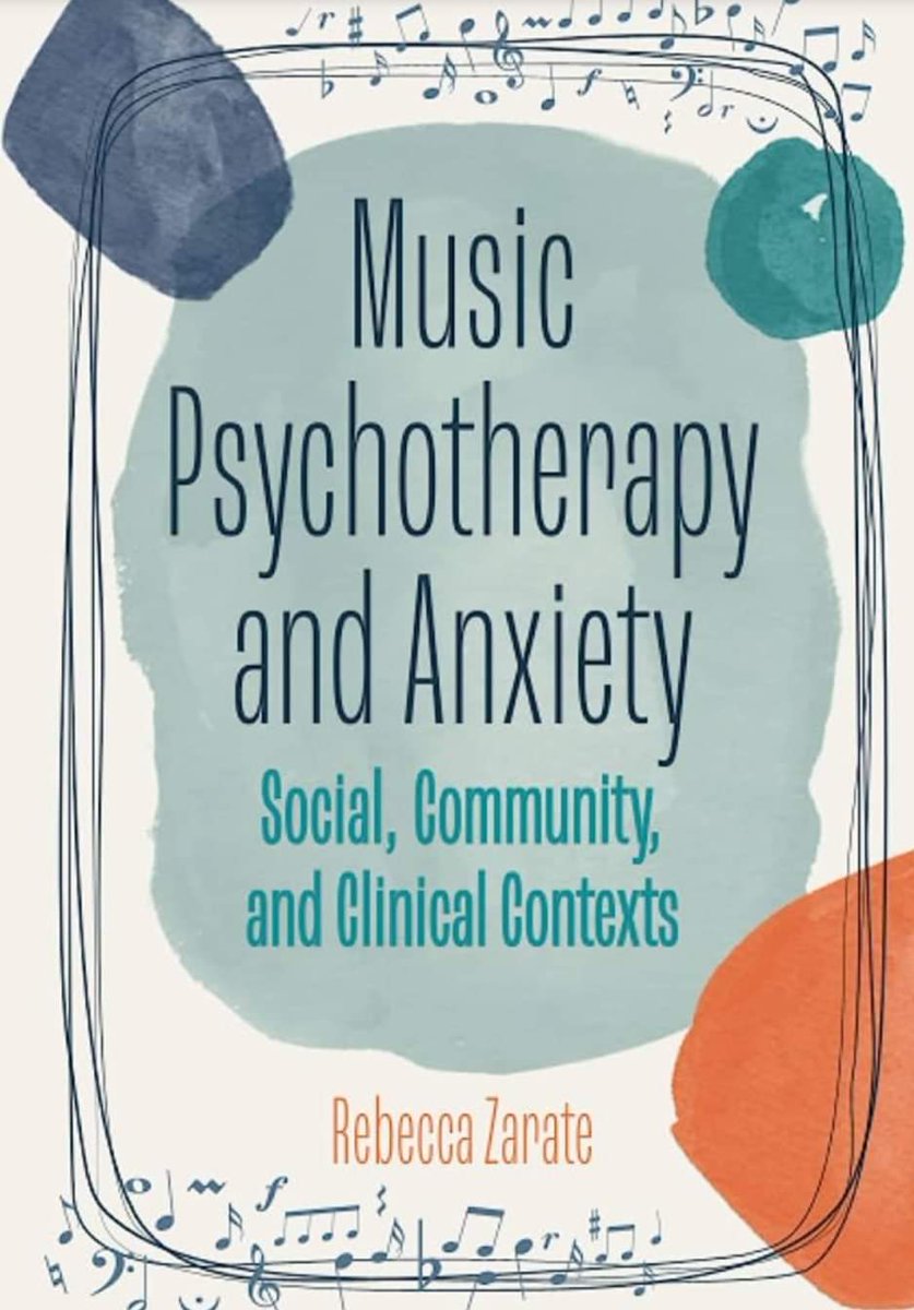 Today my suggested reading is the book "Music Psychotherapy and Anxiety: Social, Community, and Clinical Contexts" written by Rebeca Zarate and published in 2022 by Jessica Kingsley Publishers. #musictherapy
