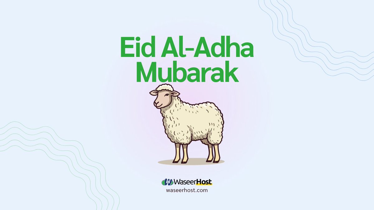 waseerhost's tweet photo. Eid-ul-Adha Mubarak to all Muslims around the globe 🐐
On this day of devotion and sacrifice, may you receive joy and peace with your friends and family! ❤️

#waseerhost
#eidmubarak #digitalgrowth #webdesign #webdev #hosting #webhosting #design #uiux #WordPress
#عيد_الاضحى https://t.co/oyqiTiZMo3
