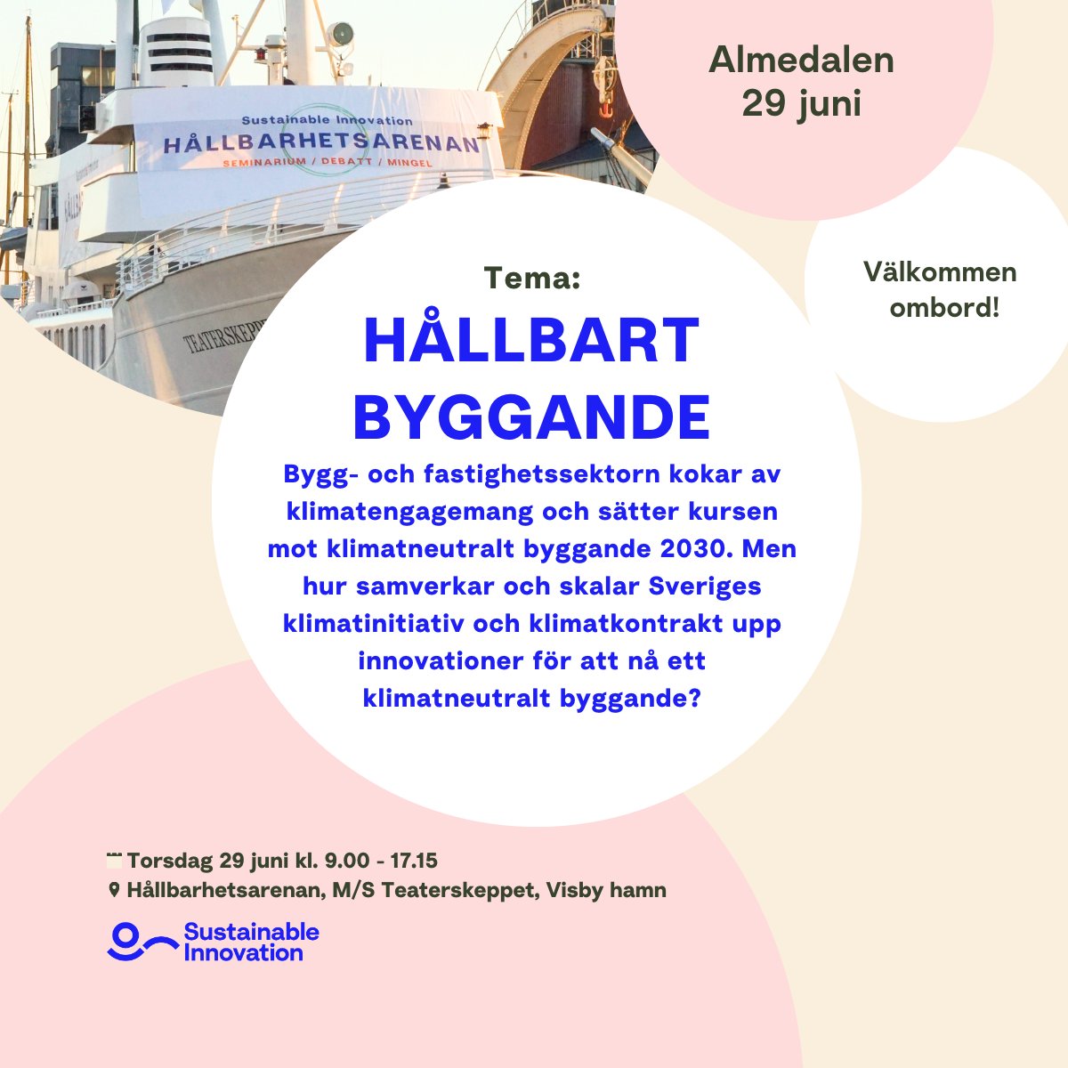 🛠️ Bebyggelsedagen på Hållbarhetsarenan! Välkommen ombord!

sustainableinnovation.se/hallbarhetsare…