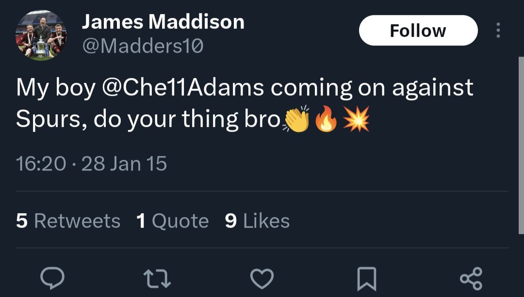 James Maddison'ın Tottenham'a transferinin gerçekleşmesinin ardından yıllar önce Tottenham aleyhine attığı tweet'lerin ortaya çıkması😂😅😎