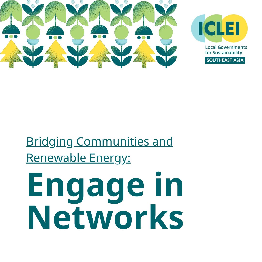 icleiseas's tweet photo. How can we bridge communities and renewable energy? By engaging in networks 🤝
Expanding connections not only opens more access to resources and cooperation, but also boosts community members’ morale and rallies support to switch to 100% RE.
#EngagingNetworks
#RenewableEnergy https://t.co/576hkoLyz2