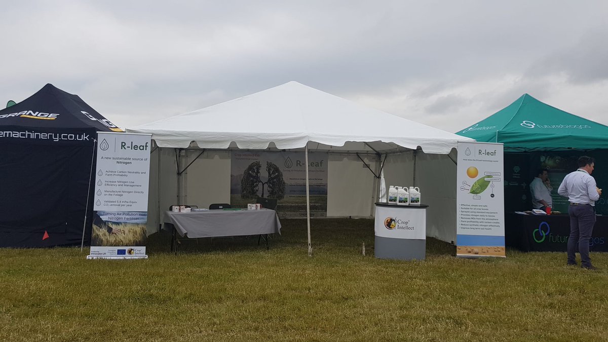 You will find us at #Groundswell2023 stand DFD45. R-leaf being central to innovation for reduced nitrogen without yield compromise is showcased. Looking forward to explaining how! #sustainableagriculture #farmforclimate #smartfarming