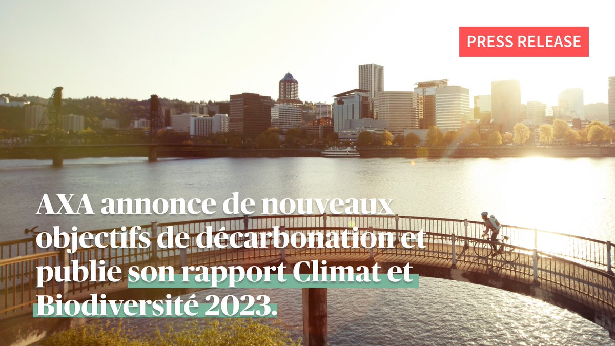 Pour la première fois, <a href="/AXA/">AXA</a> publie des objectifs de réduction de l’intensité carbone de ses activités d’assurance dommages à l’occasion de la publication du rapport Climat &amp; Biodiversité 2023.

Notre engagement dans la lutte contre le changement climatique s’amplifie ⤵️