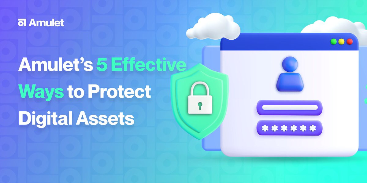 ⭐️ Featured Gig Of The Day ⭐️ Check out @AmuletProtocol 5 tips for protecting digital assets! Complete social gig here! 👇 pwdoi.com/#/share/C2YNT3…