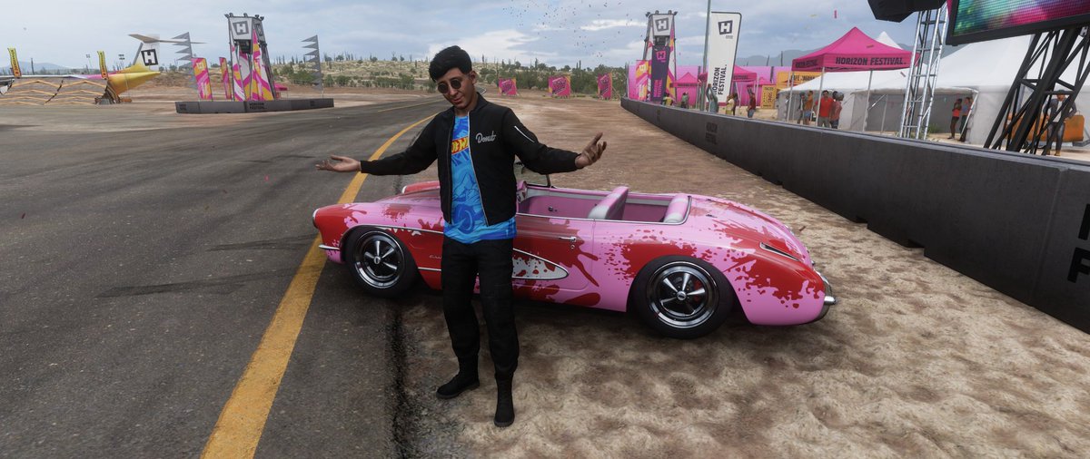 Got free barbie cars from forza, didn't even know there was a movie. Gave it a bloody awesome paint job!
