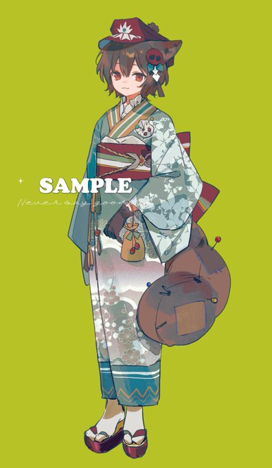「striped kimono」 illustration images(Latest｜RT&Fav:50)