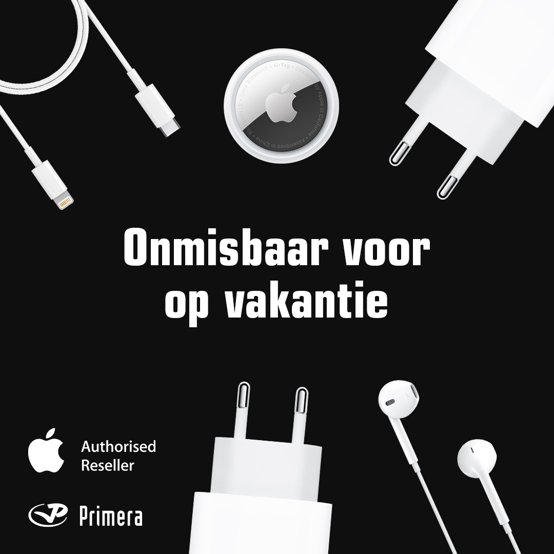 De juiste telefoonaccessoires mogen niet ontbreken als je op vakantie gaat. Kabels, laders, oortjes of een AirTag. Met het assortiment Apple telefoonaccessoires van Primera ga jij voorbereid op vakantie. 😎  

Vind je Primera winkel: bit.ly/3JZq6Rq