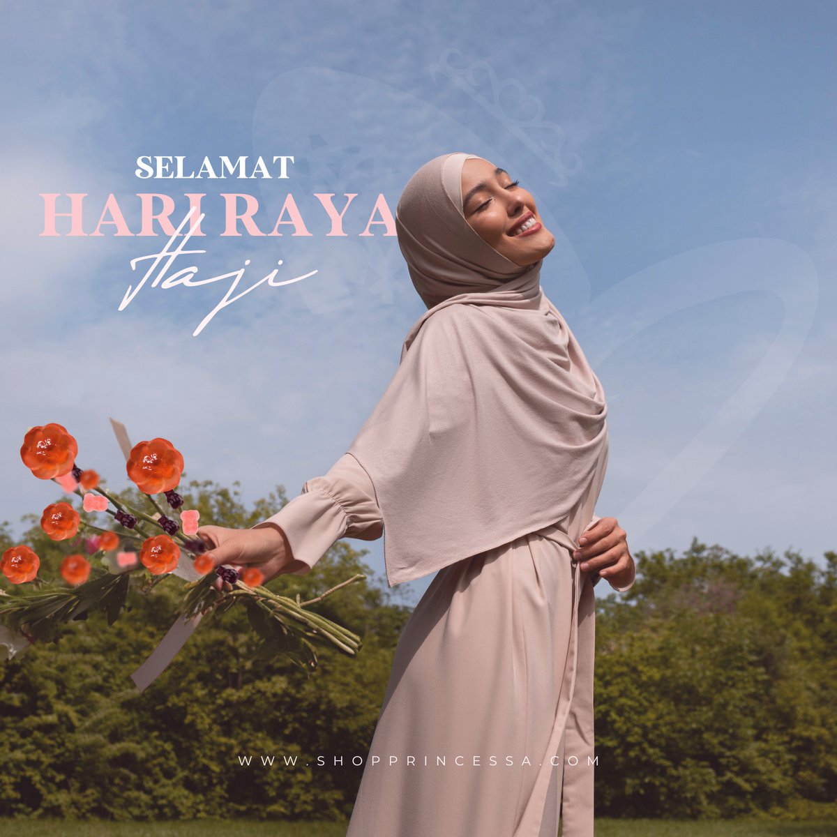shopprincessa's tweet photo. Embrace the spirit of Hari Raya Haji with a mindful focus on wellness and style. Celebrate the occasion with grace, gratitude, and a touch of fashionable flair. Eid Mubarak! 🌙💫 #HariRayaHaji #WellnessAndFashion #EidVibes https://t.co/guwhqdCTQO