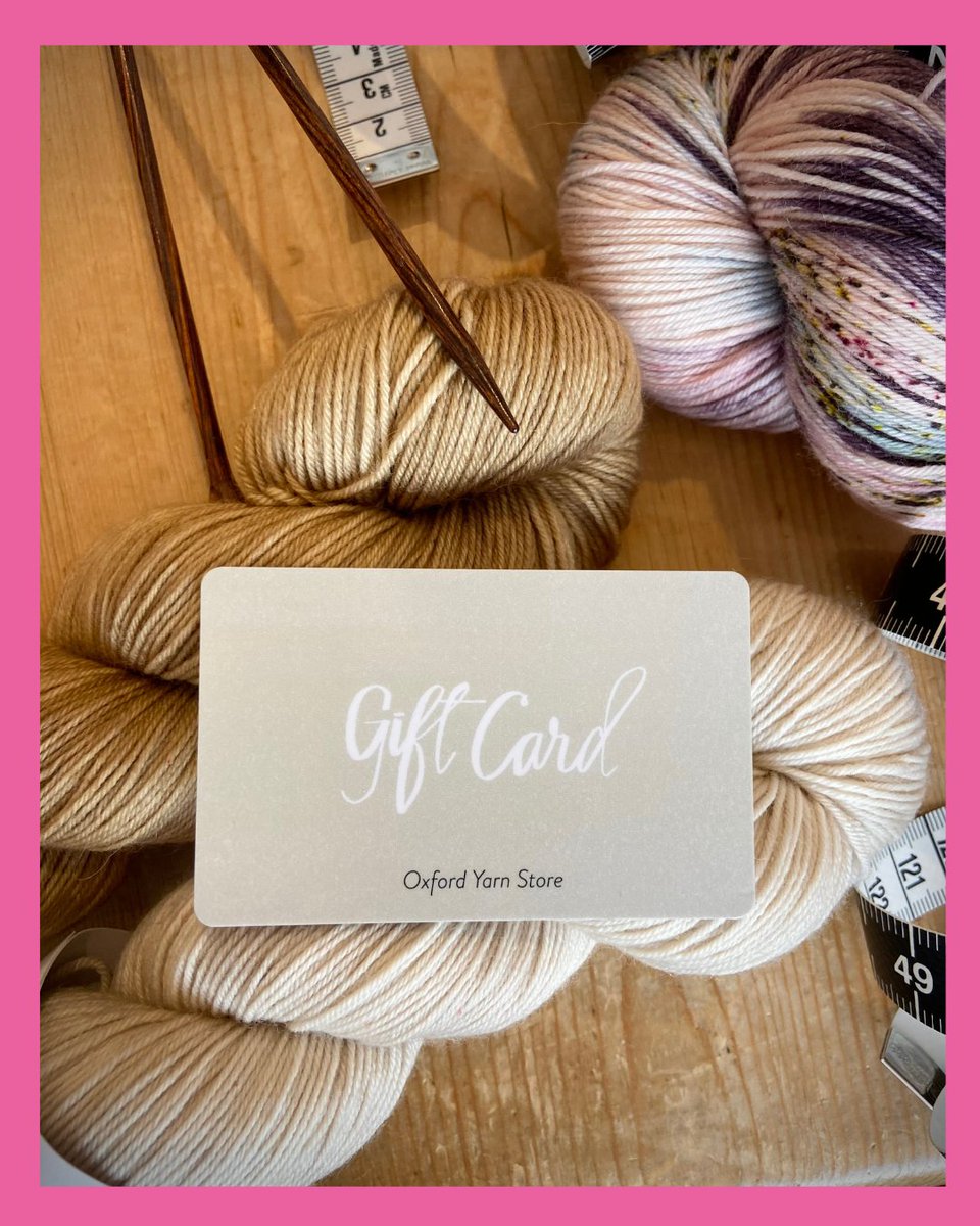 Last chance to enter our New Look Giveaway to celebrate our new website & look before it ends on June 30 💫 All you have to do is click to win 2 @LainePublishing books of your choice or a £30 gift voucher oxfordyarn.com/pages/giveaway #giveaway #win #oxford #knitting #yarnaddict