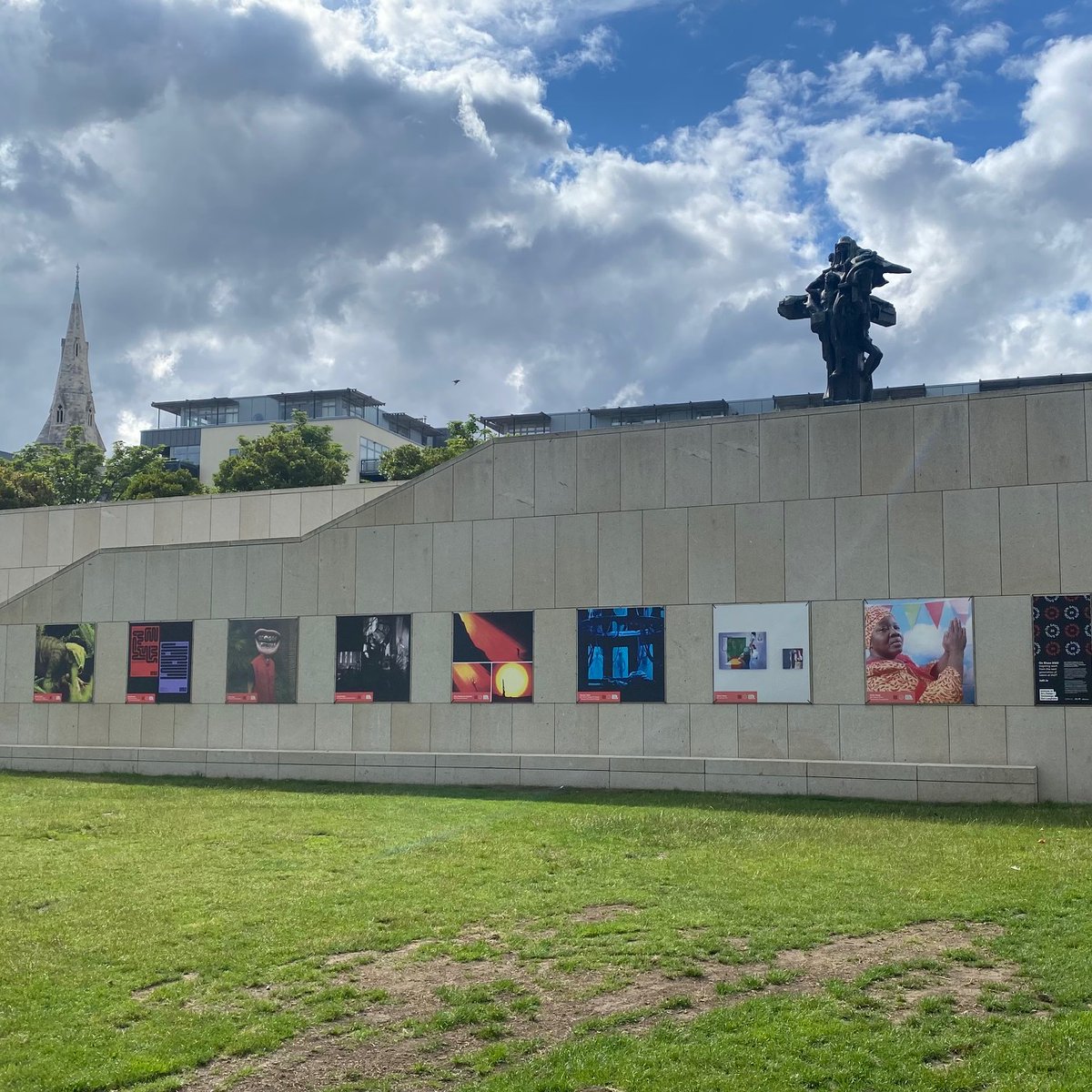 On Show On Tour officially launched by An Cathaoirleach Cllr Denis O'Callaghan @dlrLexIcon “you are the future, you are enriching the community of Dún Laoghaire”. A selection of work from our graduating class of 2023 on display all summer in Moran Park 🌞 onshow.iadt.ie