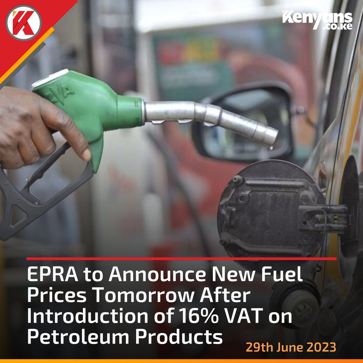 Kenyans.co.ke on Twitter "EPRA to announce new fuel prices tomorrow"