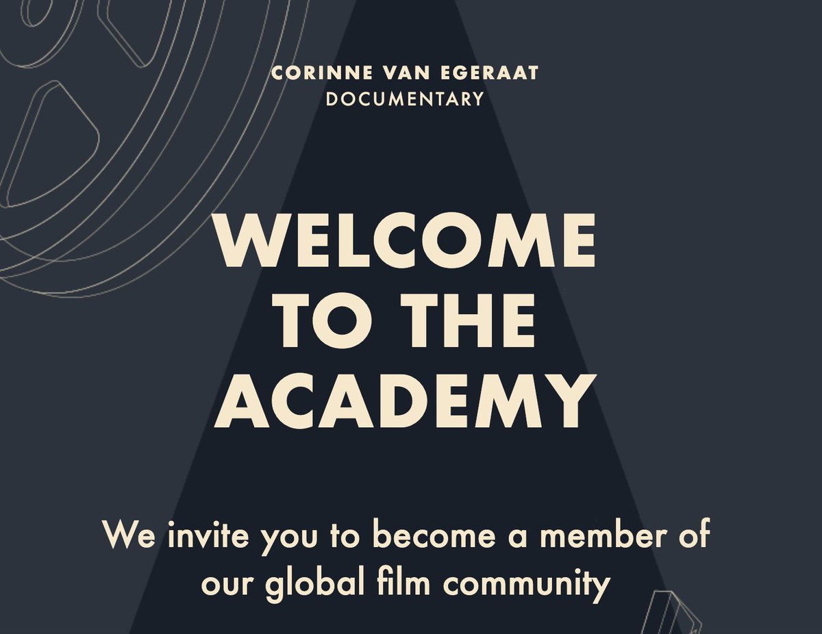 Excited to be a member of the Academy, together with my husband Petr Lom. With gratitude to all who have worked &amp; filmed with us and supported us to make this possible.