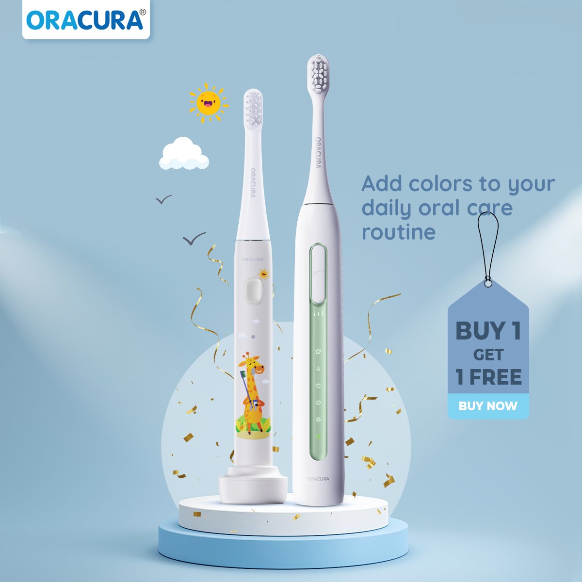 oracura's tweet photo. Power up your pearly whites with ORACURA's Newly Launched Sonic Rechargeable Electric Toothbrushes! 📷📷

Don't miss out on this electrifying deal!📷📷

#ORACURA #kids #kidstoothbrush #trending #sonicelectrictoothbrushes  #BuyOneGetOneOffer #electrictoothbrushes #buy1get1free https://t.co/0wXrs0zpJv