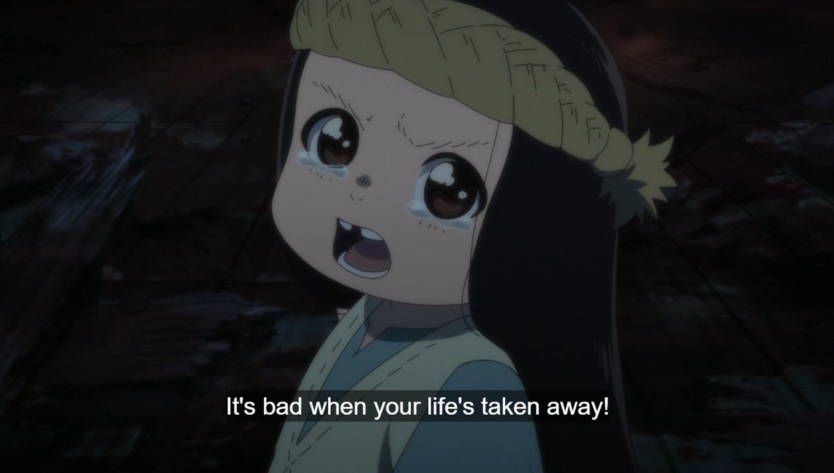 TheseAnimeLines's tweet image. It's bad when your life's taken away! No matter what, it's bad!
~ March || To Your Eternity

#Anime #AnimeQuotes #Quotes #QuotesDaily #AniTwt #ToYourEternity #FumetsuNoAnataE #March #Life #Death #Bad #TakenAway