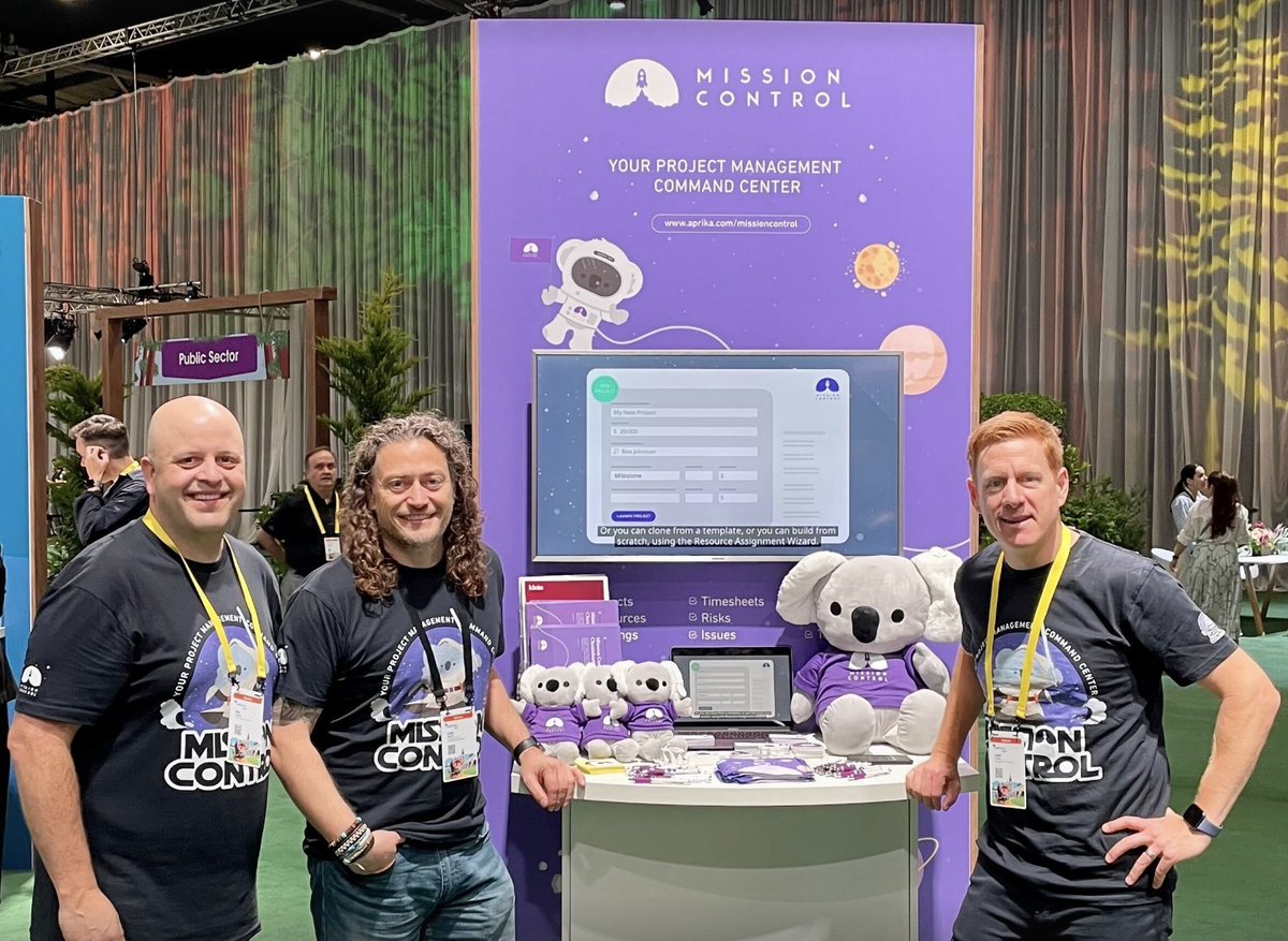 Mission Control has landed!
Come down and chat #projectmanagement with our team at Booth 231 at #Salesforce #WorldTourLondon today.
There’s still time to enter the draw to win your very own giant Kosmo. 🐨🐨🐨
#WTL #salesforceworldtour