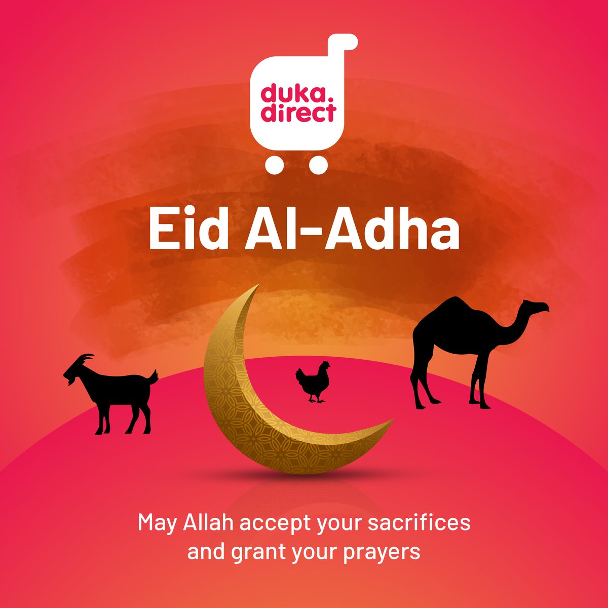Eid Mubarak from duka.direct family! Get your Eid meals delivered. Order from 150+ restaurants & home kitchens.
#fooddelivery #ecommerceapp #EidUlAdha2023 #EidAlAdhaMubarak #KilaKituKipo #runsonselcom #daressalaam