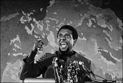 Kwame Toure, born Stokely Carmichael June 29, 1941, popularized the demand for "Black Power" as leader of the Student Nonviolent Coordinating Committee. He was also a leader in the Black Panther Party and then the All-African Peoples Revolutionary Party. #OTD #BlackHistory