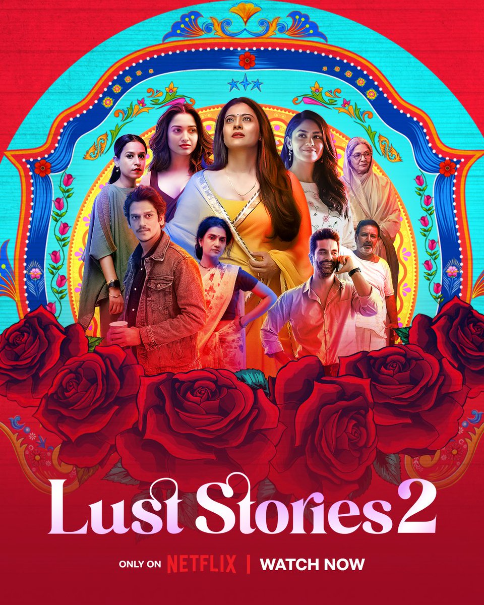 Making your Thursday a little more thirsty because #LustStories2 is now streaming, only on @NetflixIndia!🤩 
#LustStories2OnNetflix

#RBalki @konkonas @sujoy_g @iAmitRSharma @Neenagupta001 @MissThakurani @Imangadbedi @TillotamaShome @AmrutaSubhash @tamannaahspeaks @MrVijayVarma…