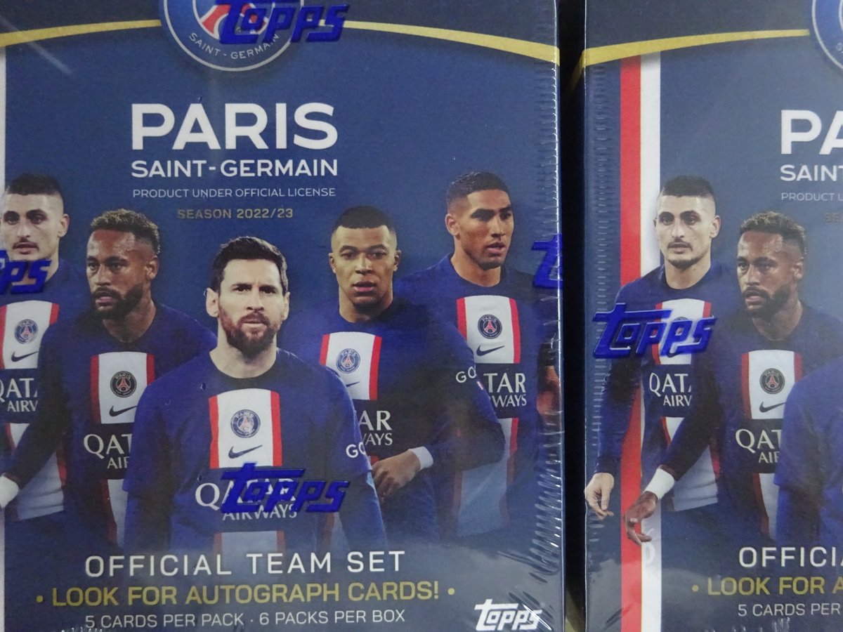 新商品入荷情報 ( サッカー )
2022-23 TOPPS TEAMSET PARIS SAINT-GERMAIN HOBBY  入荷しました。