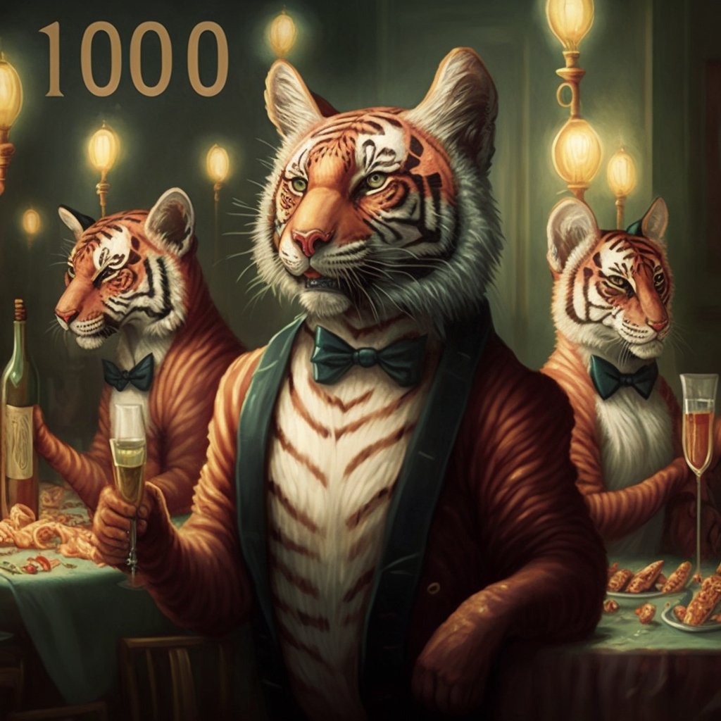 Welcome our first 1000 tigers to join our jungle! 
 
Community first, rewarding always

Giving away a FREE MINT 🎁 RT + ROARRR 🐯 🔥

#VenomTestnet #Venom #NFT #NFTs #VenomsUpdates #NFTCommunity #Giveaways