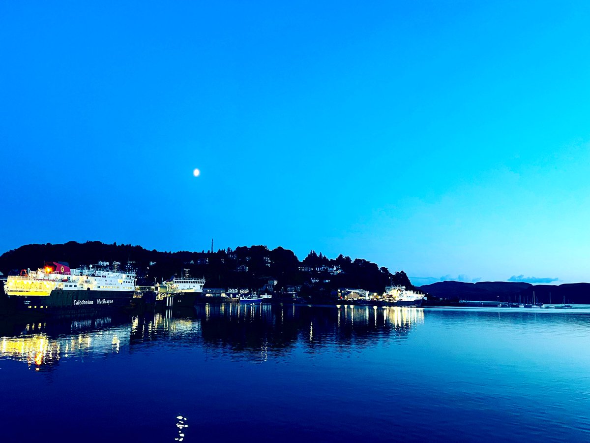 Lovely gig and view in Oban last night. 
Always a pleasure 
<a href="/Hebcruises/">Hebridean Island Cruises</a>
