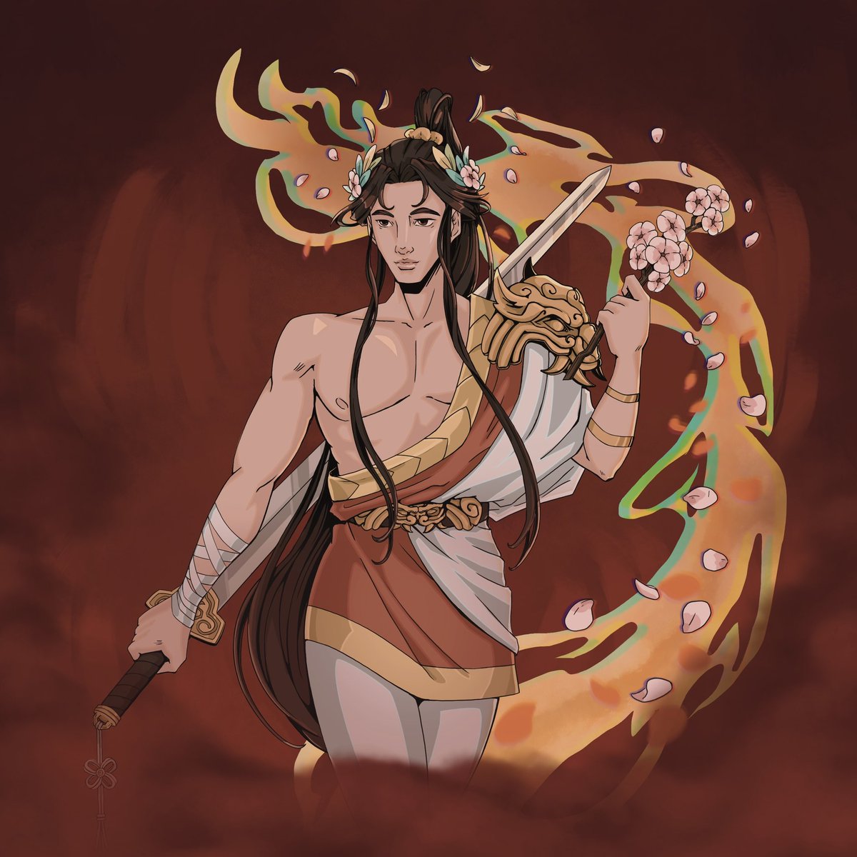 So…Xie Lian as Zagreus from Hades game?? Taizi Dianxia of the underworld?? I think that would be pretty cool ✨