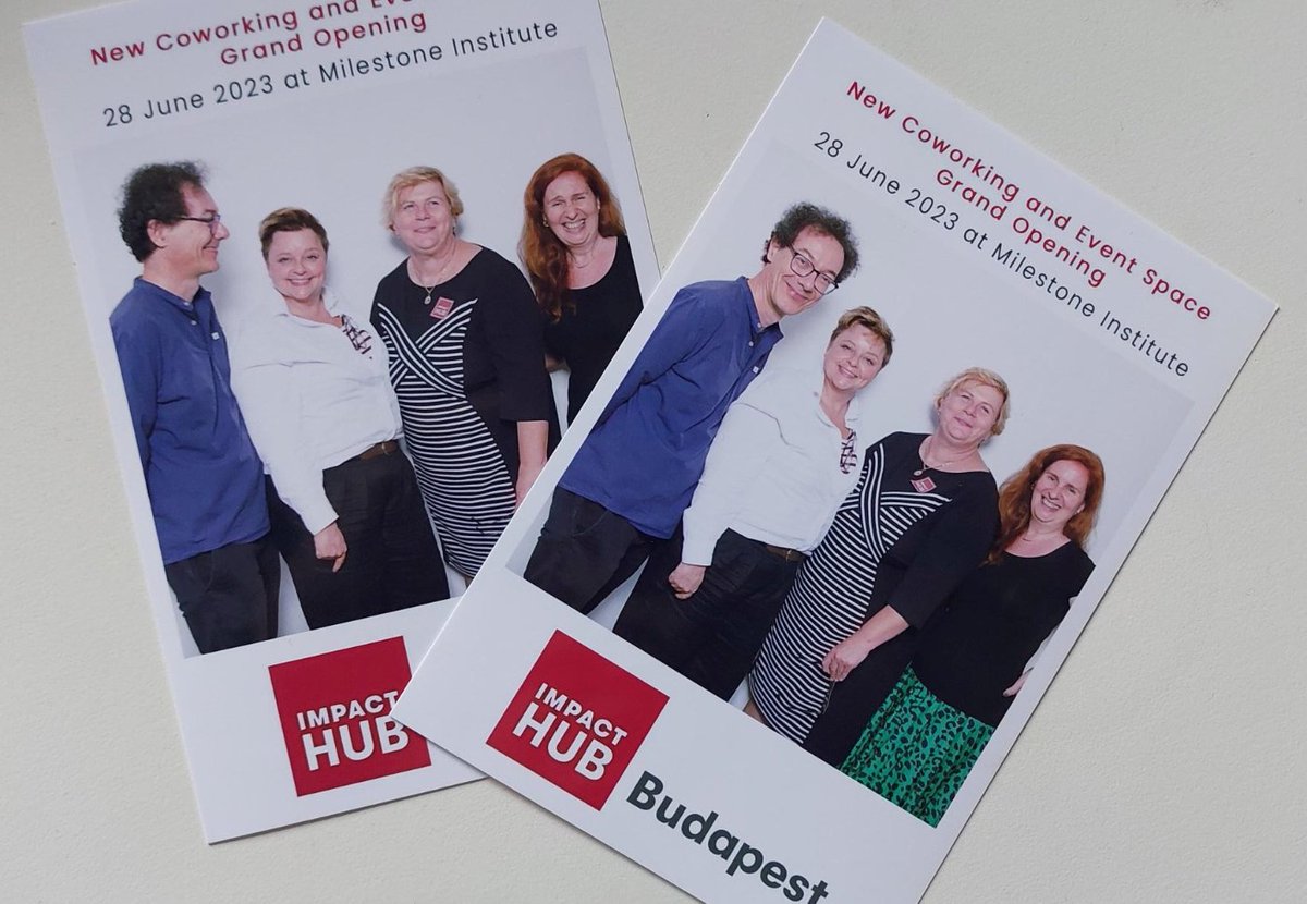 CUB_ScienceShop's tweet photo. Happy to see @ImpactHubBP, our #scienceshop #communitypartner opening their beautiful new space in Budapest - congrats! https://t.co/q2Cq9VZsaK