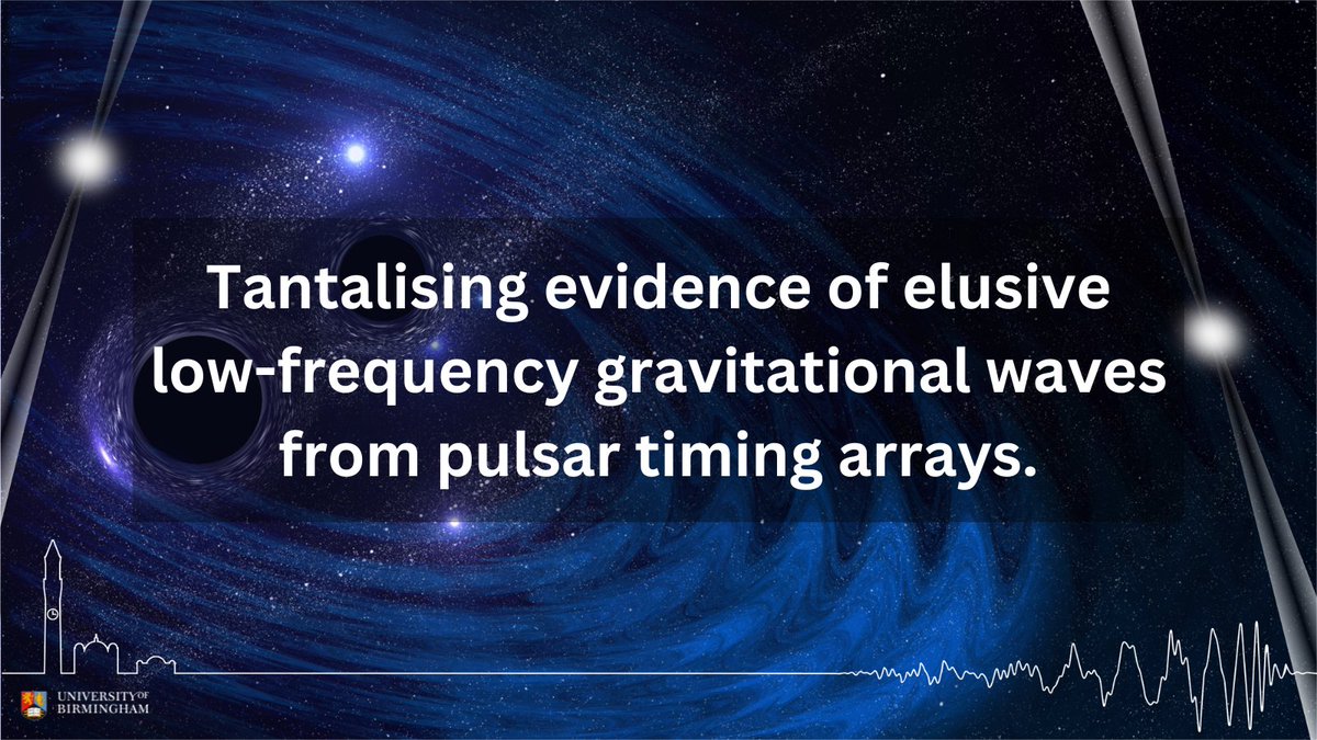 Hot off the press! Tantalising evidence of elusive low-frequency gravitational waves from pulsar timing arrays! #IPTA @IPTA_GW, @EPTAGW, @NANOGrav, @CSIRO_ATNF, @InPTA_GW, @APT_GW