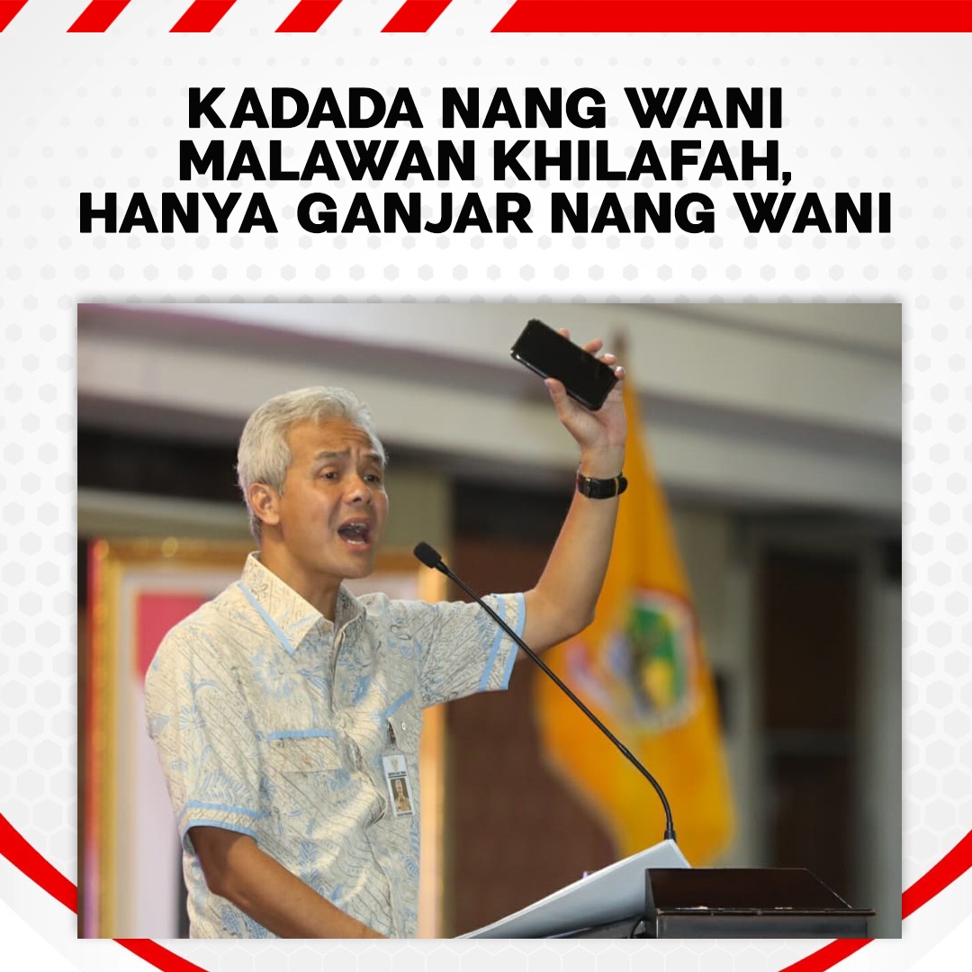 ImranMarini's tweet photo. Hanya Ganjar yang masih berkomitmen untuk memastikan Indonesia bebas dari rongrongan pengasong khilafah

#NCT해찬 | Allah SWT | Kemenag | #EidMubarak | Domingo German | Flamengo | #HajiRamahLansia | Idul Adha | #anisd | Sapi | T.O.P | Daging | #xblushmagazinexbuild | Ariel https://t.co/VuUv4CYALl