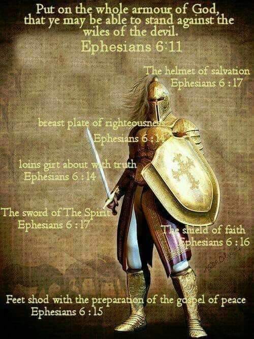 *Spiritual warfare is getting worse by the day according to the word of God>>

'But evil men and seducers shall wax worse and worse, deceiving, and being deceived.'- 2 Timothy 3:13 KJV

We need to be daily and prayerfully be putting on the armor of God and standing against the…
