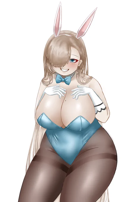 バニーアスナさん描きました!!  #一之瀬アスナ #ブルアカ #アスナ