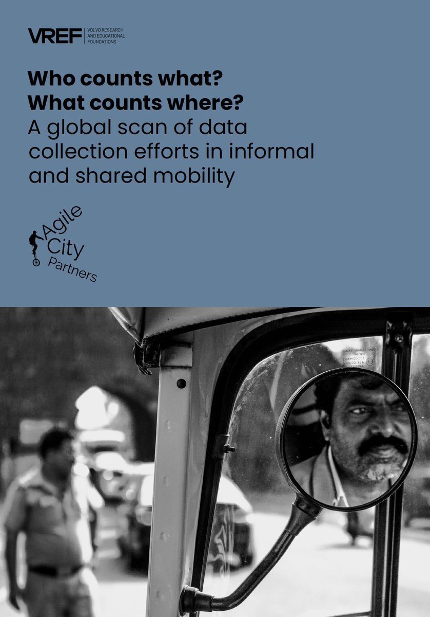 New study launched on data collection efforts in informal and shared mobility. Study produced by Agile City Partners within VREF:s ”Informal and Shared Mobility in Low- and Middle Income Countries Program” (ISM) . 
vref.se/results-public…

#transportresearch