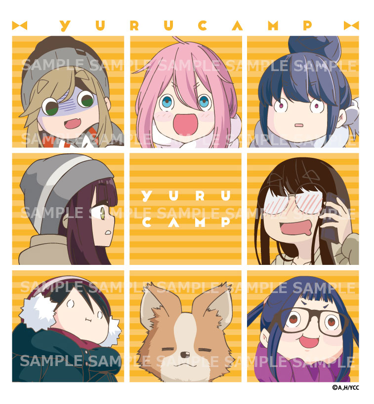 ゆるキャン△ SEASON2 むー顔Tシャツ リン なでしこ 千明 あおい 恵那 ゆるキャン△ SEASON2 むー顔Tシャツ リン なでしこ 千明 あおい