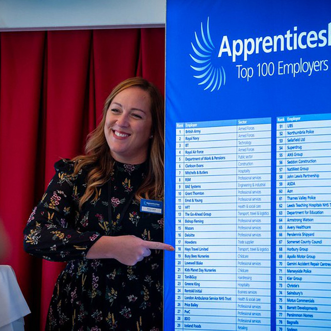 Good luck to all the brilliant finalists in the Top 100 Apprenticeship Employers and Top 50 SME Apprenticeship Employers rankings!

Watch the results on a special live broadcast at 2pm this afternoon: ow.ly/sNuB50OPtRm

@Apprenticeships #earlycareers #TopAppsEmployers