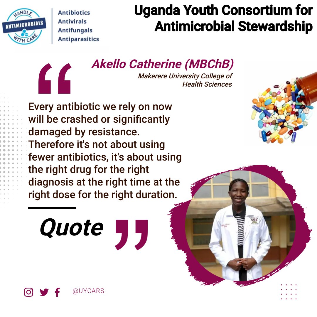 UYCAS256's tweet photo. "It is not about using fewer antibiotics but using the right drug for the right diagnosis at the right time at the right dose" @AMRActionFund @beat_the_bugs @ResResistance @gardp_amr @CUsuperbugs @reacf @WHOAFRO @GovUganda @MinofHealthUG @ubctvuganda @MakerereCHS @MRC_Outbreak https://t.co/BYd8IT6dlV
