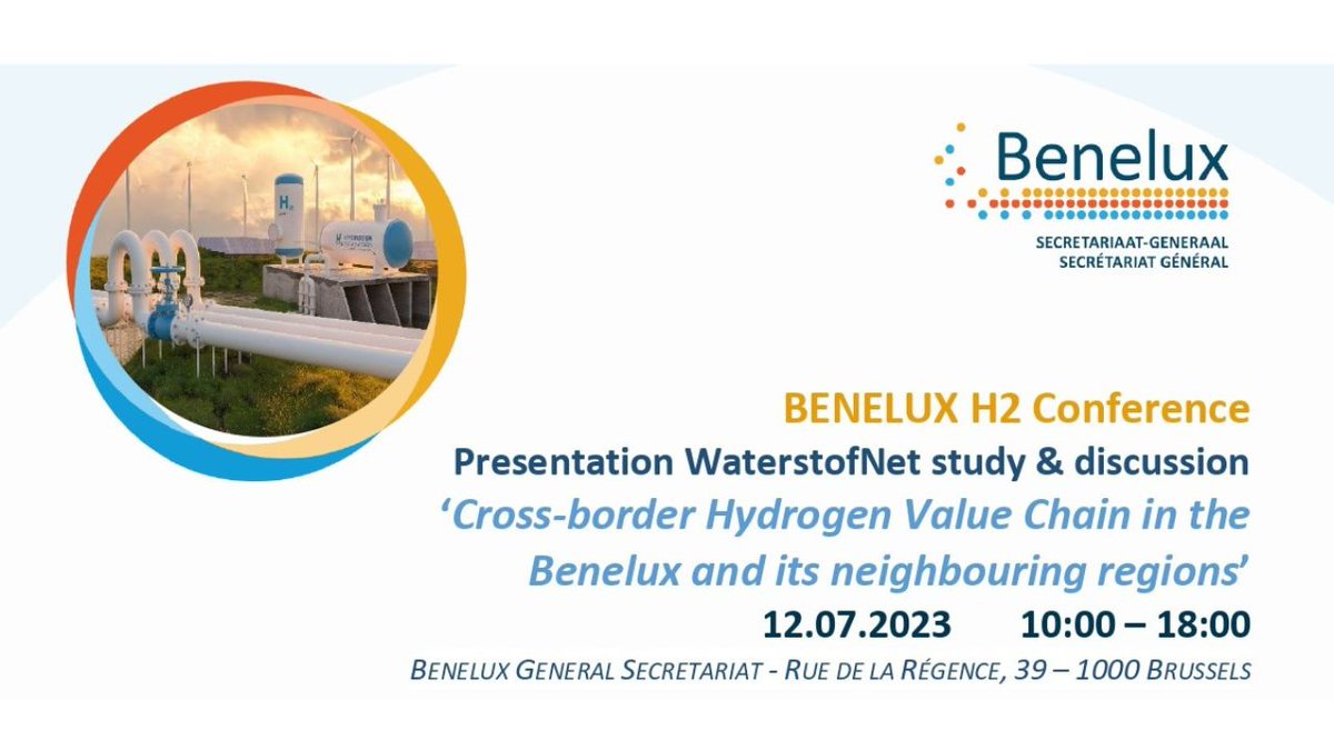 Will you join us at our #Benelux #H2 Conference?

🌐Discover how Benelux and neighbouring regions play a key role in #hydrogen in Europe

🗓️ 12.07.2023

📍Brussels, House of the Benelux

ℹ️ More event information and subscription vu.fr/NhtK
