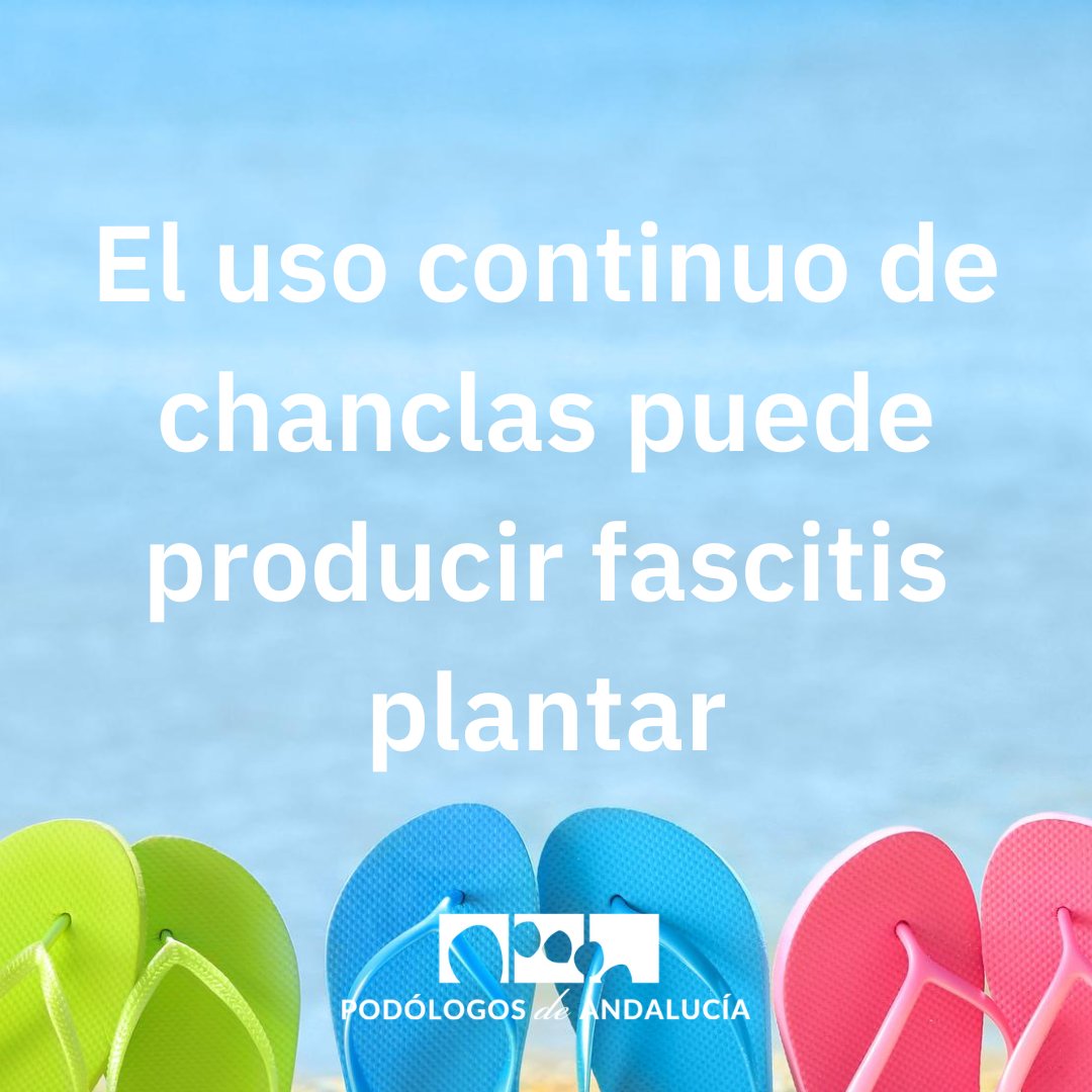 🩴❌ El uso continuo de chanclas puede producir #fascitisplantar, una lesión incómoda y dolorosa que puede agravarse si el uso de este tipo de calzado se prolonga en el tiempo, afectando también a otros aspectos del bienestar de las personas.

Más en 👇

copoan.es/web/podologos-…