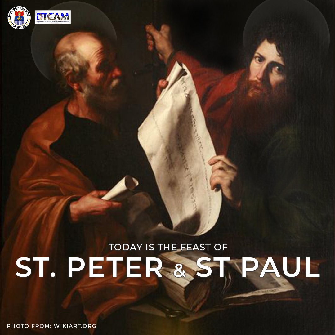 DTCAM_'s tweet photo. FEAST OF STS. PETER AND PAUL
O holy Apostles, Peter and Paul, intercede for us. Protect, O Lord, your people who trust in the patronage of your Apostles, Peter and Paul, and by their constant protection protect your people. Through Christ our Lord. Amen.
#MagnificentManila https://t.co/VfKDsyuPIA