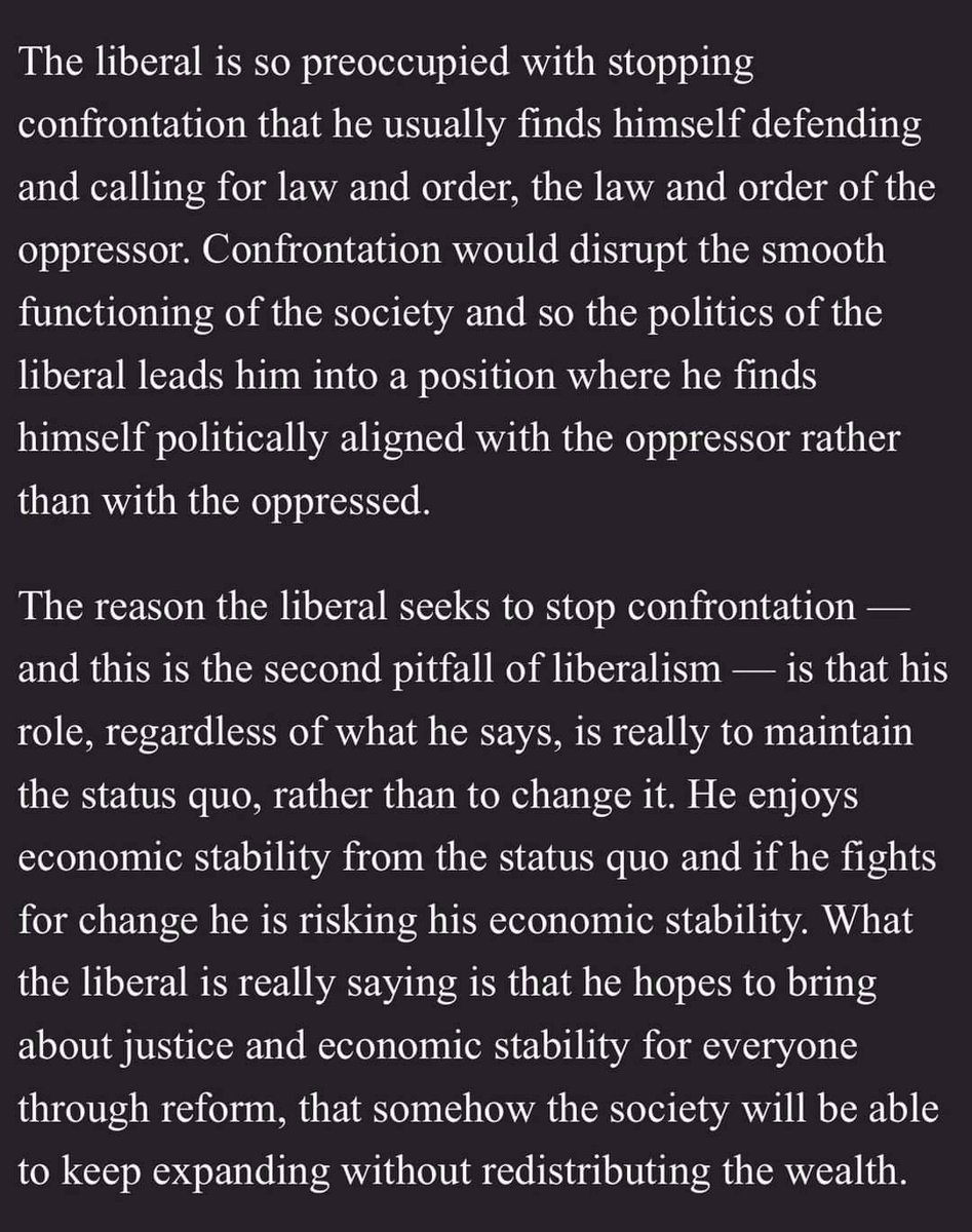 The Pitfalls of Liberalism
By Kwame Ture #kwameture