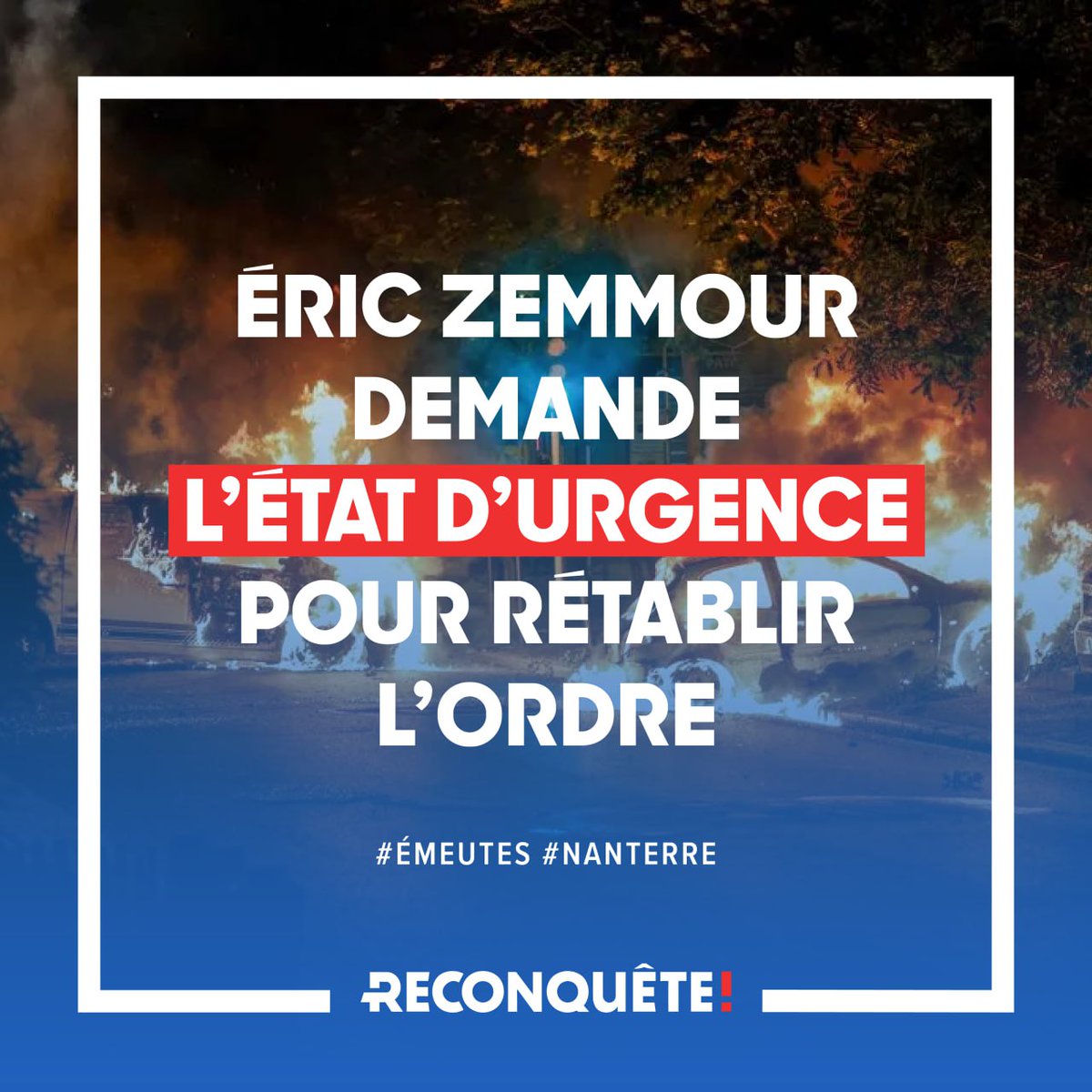 🔴 Eric Zemmour : Je demande l’état d’urgence pour rétablir l’ordre !

#Nanterre #emeutes
