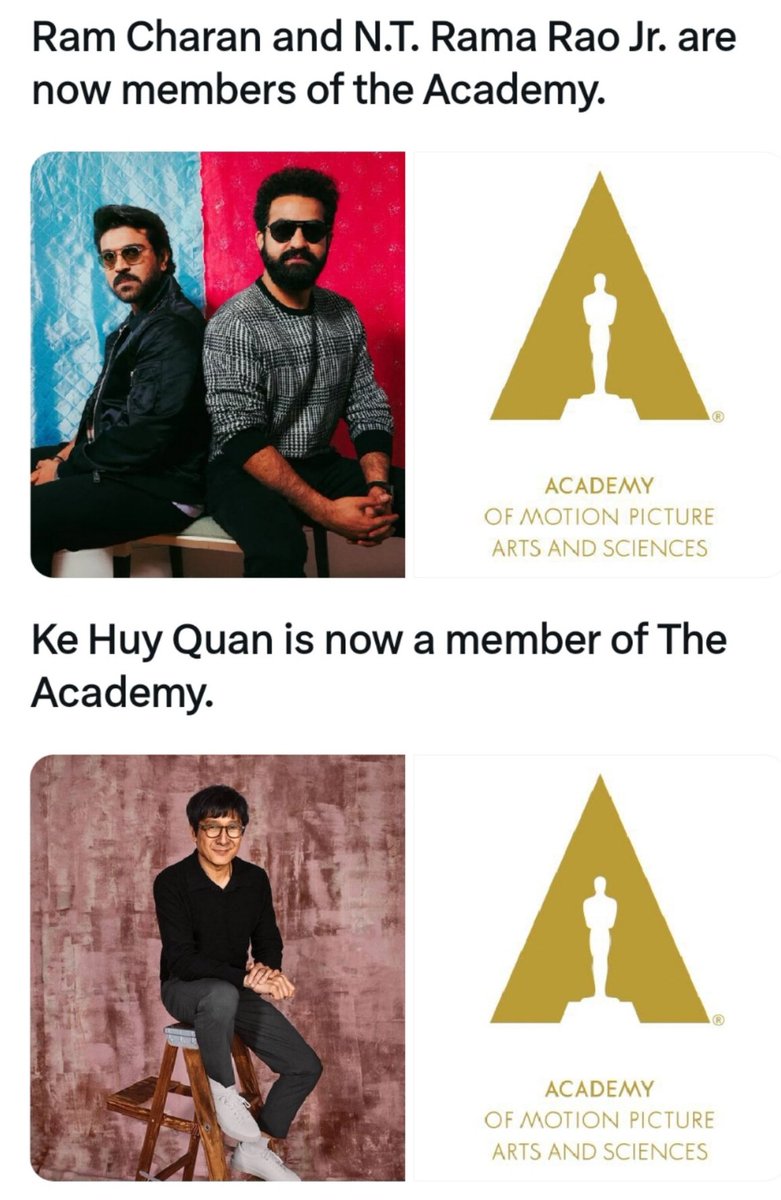 This is so 🤩🤩
Congratulations to #RamCharan #JrNTR & #KeHuyQuan ✨