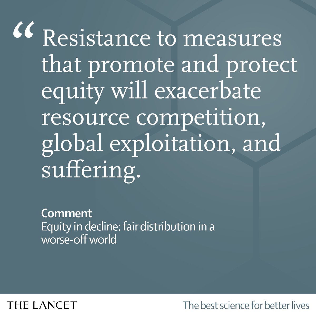 In 2015, all UN member states pledged to leave no one behind with the Sustainable Development Goals. How is that commitment looking today? New Comment: “Equity in decline: fair distribution in a worse-off world” hubs.li/Q01WcK1g0