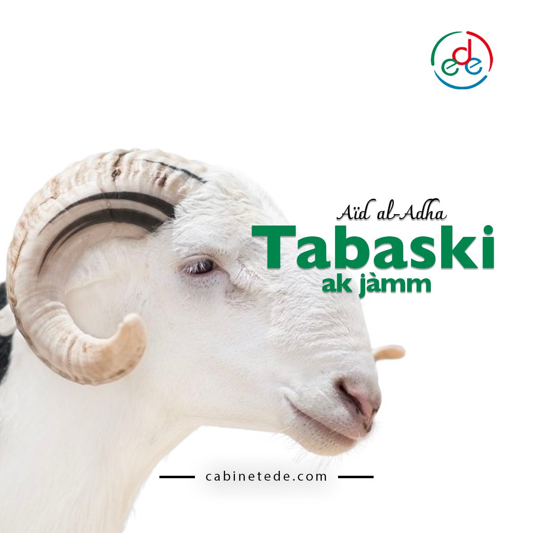 CabinetEDE's tweet photo. En cette belle journée de Tabaski, nous commémorons l'histoire d'Abraham et son acte de foi inébranlable.

Que la Tabaski soit source de paix, d'amour et de bénédictions pour vous et vos proches. Eid Mubarak ! 🌙🐏💧

Bonne fête à tout le monde ♥️ https://t.co/k1NcAdt6Tg
