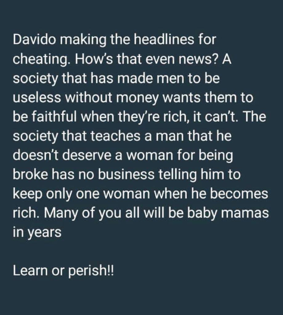 This just happens to be true #davido #Anita #gistlover #fact