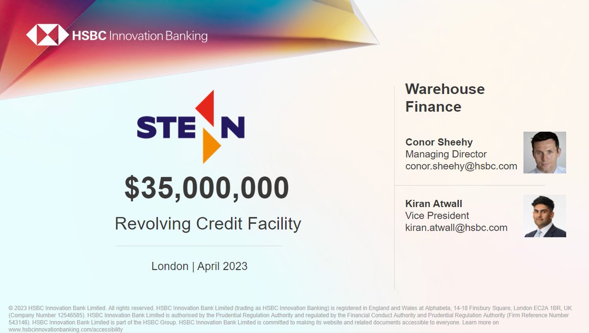 HSBC Innovation Banking on Twitter "Delighted to support Stenn