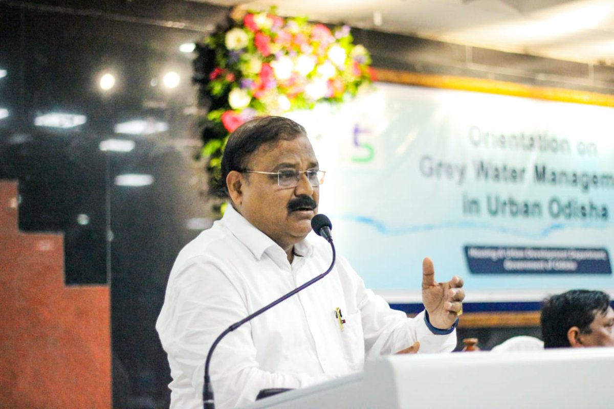 After successful implementation of #GreyWaterManagement in #Jatni and #Dhenkanal on Pilot basis , Government has scaled up implementation in another 11 ULBs as Light House ULBs.2/6