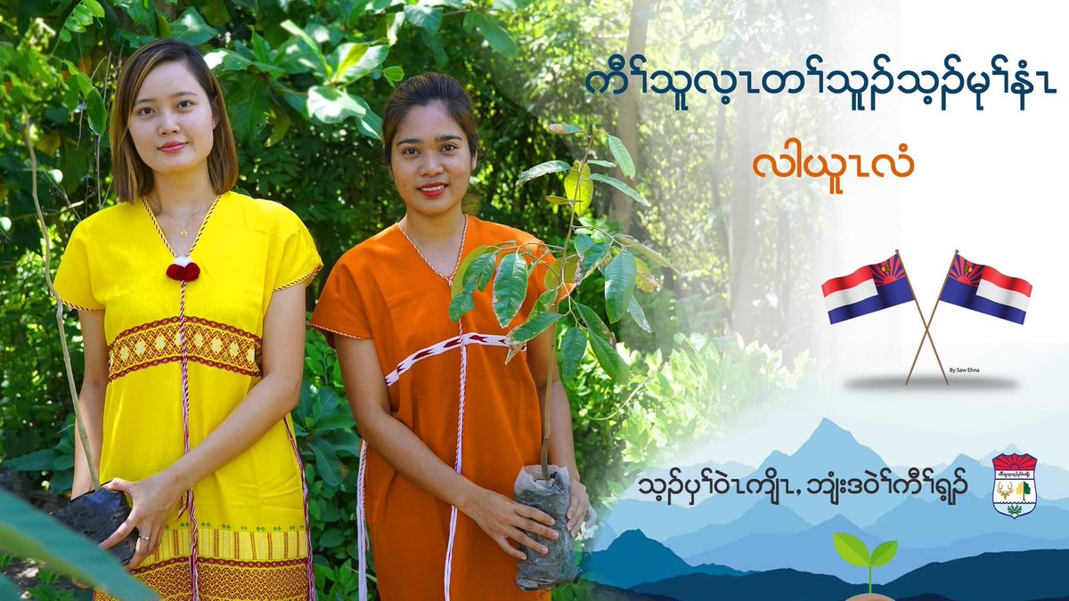 Plant more trees for our future generations. #Kawthoolei Tree Plantation Month. #KNU #leadership #WhatishappeninginMyanmar