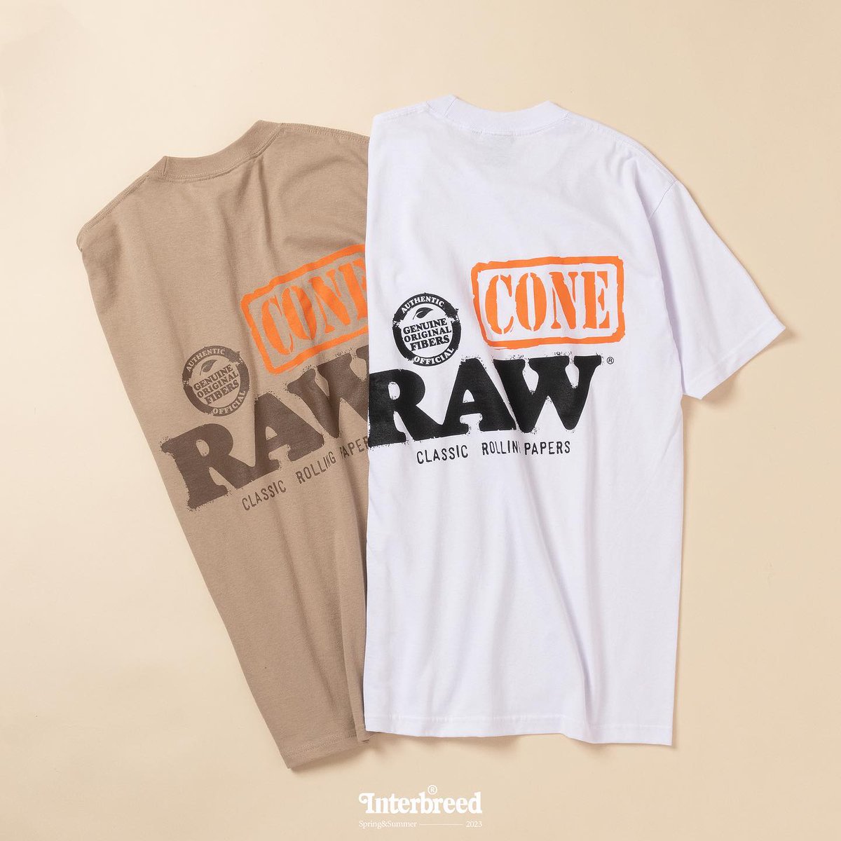 RAWRollingPaper's tweet photo. RAW x Interbreed　2023 SSコレクション、発売中です！
早くも売り切れのアイテムも！

全国のInterbreed取り扱い店、 
Interbreed オンラインショップで購入可能です！ https://t.co/8mTF3NlYR8 

#RAW  #rawthentic #rawjapan 
#rawpaper #rawrollingpapers #interbreed https://t.co/Yme4EdvrLU