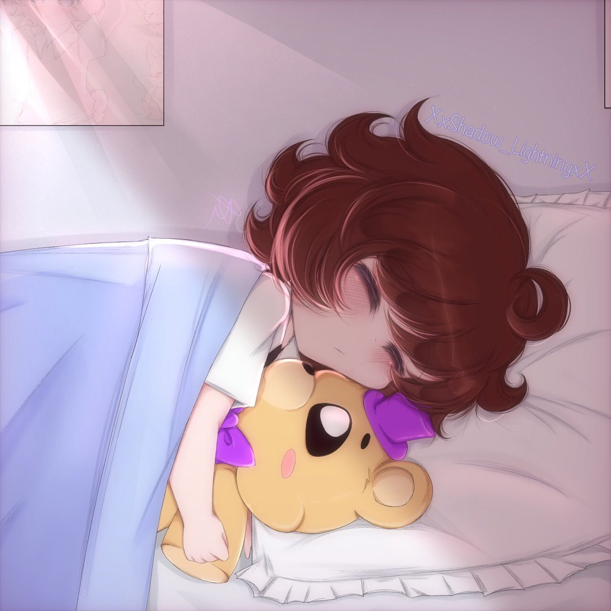 Sleeping (_ _).｡o○

#FNAF #fivenghtsatfreddys #ccafton #evanafton #cryingchild #fredbear #art #artwork #digitalart #DigitalArtist #illustration #illustrationart #イラスト #イラストレーター